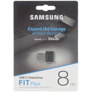 فلش مموری سامسونگ مدل Fit Plus USB3.1 ظرفیت 8 گیگابایت